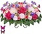 Artificial Cemetery Flower Saddle for Grave Decoration, Silk Headstone Flower Saddle for Tombstone - Rose Hibiscus Tulip,Easy Fit and Colorfast